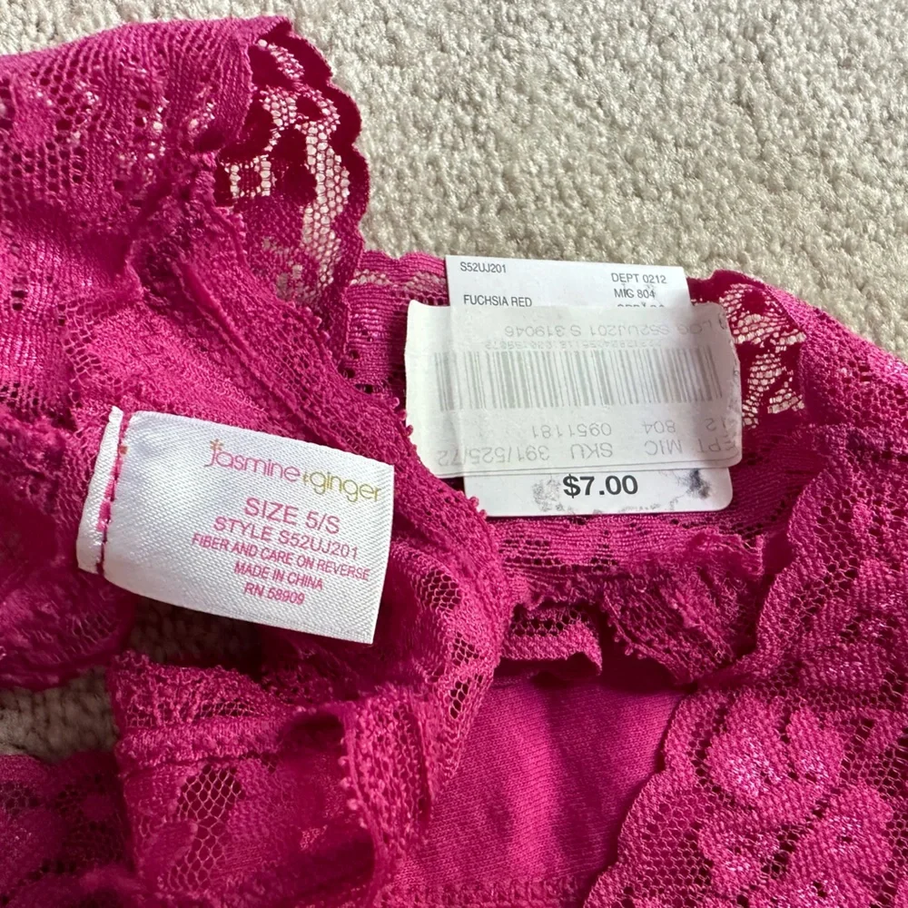 FREE w/ Purchase! - Jasmine & Ginger Thong - Size Small - Picture 3 of 3